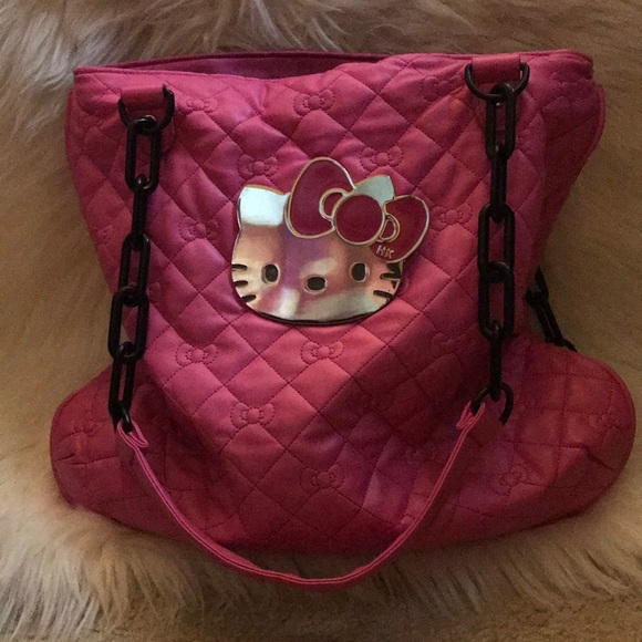Hello Kitty - Quilted Purse (Hot Pink) - Picture 2 of 6